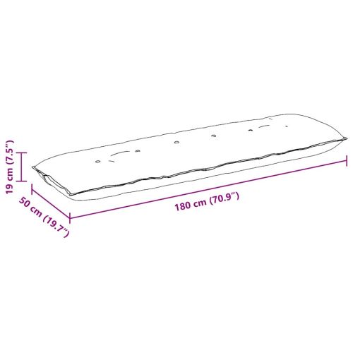 Възглавница за гръб Розово 180 x 50 см Кордюрова тъкан