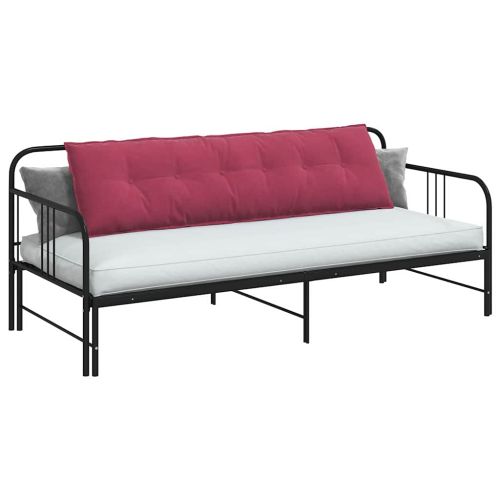 Възглавница за гръб Виненочервен 180 x 50 см Кордюрова тъкан