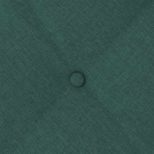 Възглавница за гръб Тъмен зелен 200 x 19 x 50 см текстил