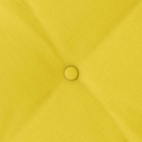 Възглавница за гръб Светло жълто 200 x 19 x 50 см текстил