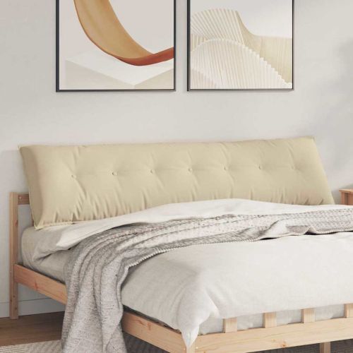 Възглавница за гръб Крем 200 x 50 см Микрофибърна тъкан