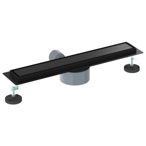 Душ канал 2-в-1 с 360° сифони Черно 60 cm