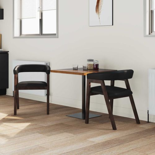 Обедени столове 2 pcs Светло кафяво 54 x 57 x 73 см