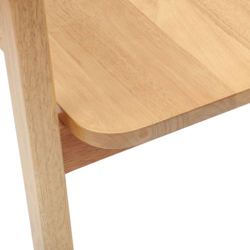 Обедени столове 2 pcs Естествен 54 x 57 x 73 см