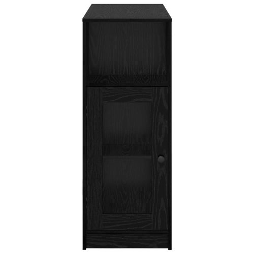 Бар маса с рафт Черния дъб 101 x 40 x 103,5 см Инженерно дърво