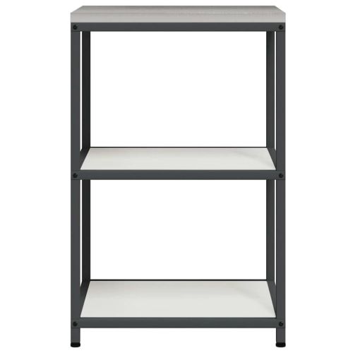 Съхранение в кухнята с рафт Бяло 60 x 50 x 92 см Стомана