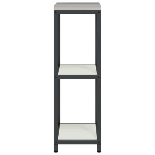 Съхранение в кухнята с рафт Бяло 30 x 50 x 92 см Стомана