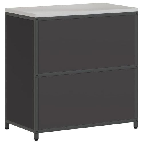 Съхранение в кухнята с рафт Черно 90 x 50 x 92 см Стомана