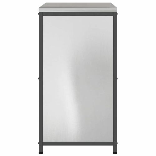 Съхранение в кухнята с рафт Сребрист 90 x 50 x 92 см Стомана