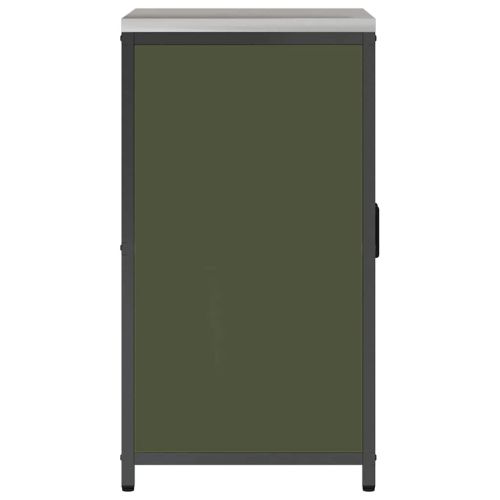 Съхранение в кухнята Маслинено зелено 60 x 50 x 92 см Стомана