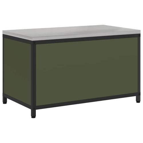 Съхранение в кухнята Маслинено зелено 90 x 50 x 53 см Стомана