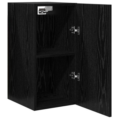 Стенен ТВ шкаф 2 pcs Черния дъб 30,5 x 30 x 60 см