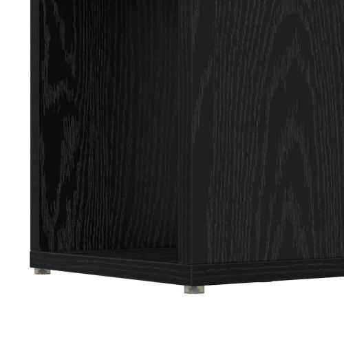 Комплект ТВ шкаф Черно 60 x 24 x 94,5 см Инженерно дърво