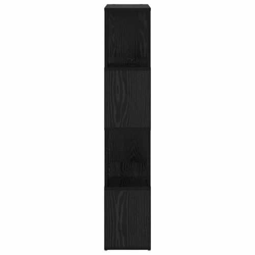 Комплект ТВ шкаф Черно 60 x 24 x 125,5 см Инженерно дърво