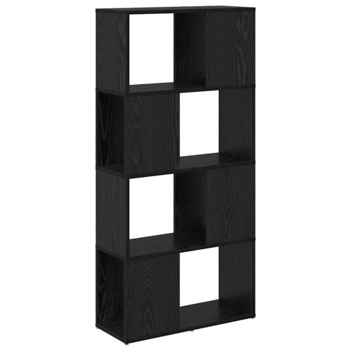 Комплект ТВ шкаф Черно 60 x 24 x 125,5 см Инженерно дърво