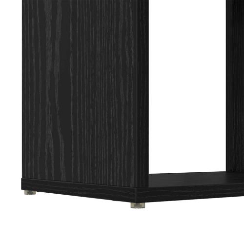 Комплект ТВ шкаф Черно 60 x 24 x 125,5 см Инженерно дърво