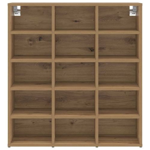 Шкаф за обувки с рафт Дъб 77,5 x 30 x 83,5 см Инженерно дърво