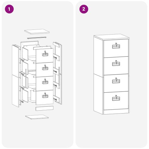 Шкаф за съхранение Горчично жълто 80 x 40 x 200 см Стомана