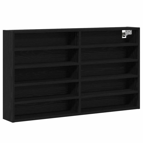 Витрина с рафт Черния дъб 100 x 15 x 58 cm Инженерно дърво