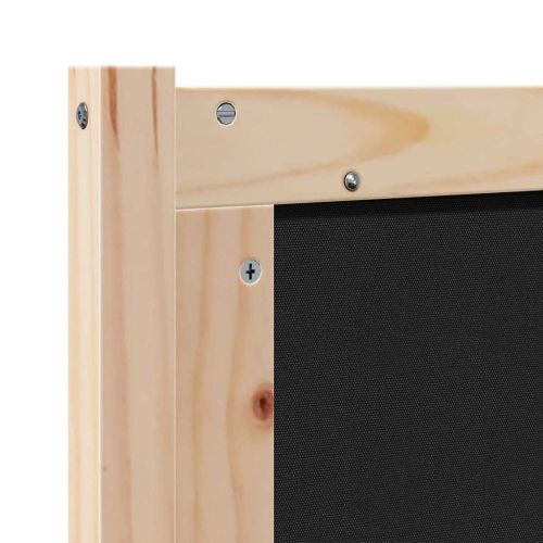 Облегалка за глава Друг Кафяв и черен 75 cm Борово дърво масив