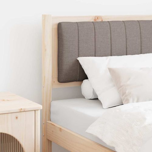 Тапицирана табла с таблото Кафяво 80 cm Солидно борово дърво