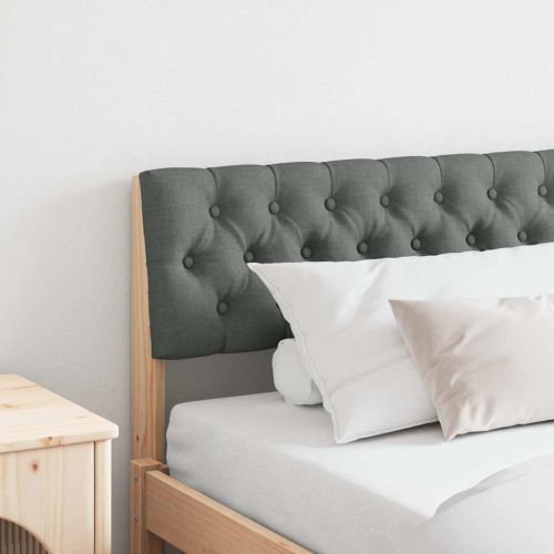 Тапицирана табла Тъмен сив 180 cm Солидно борово дърво