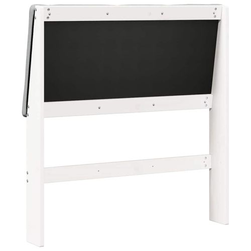 Тапицирана табла Светлосиво 100 cm Солидно борово дърво