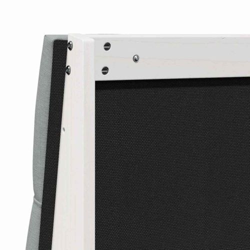 Тапицирана табла Светлосиво 80 cm Солидно борово дърво