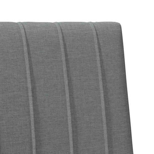 Тапицирана табла Тъмен сив 80 cm Солидно борово дърво