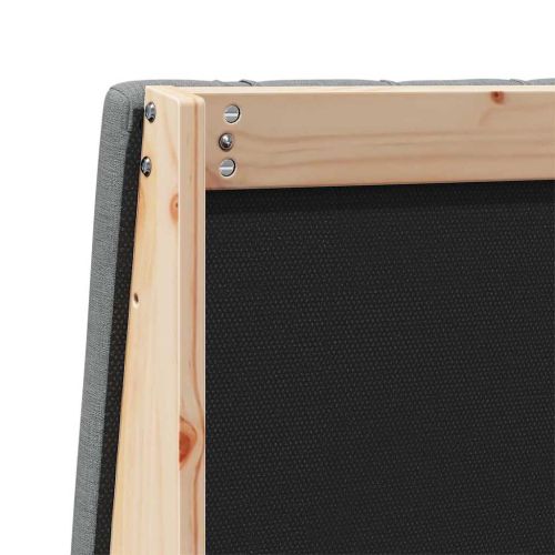 Тапицирана табла Тъмен сив 80 cm Солидно борово дърво