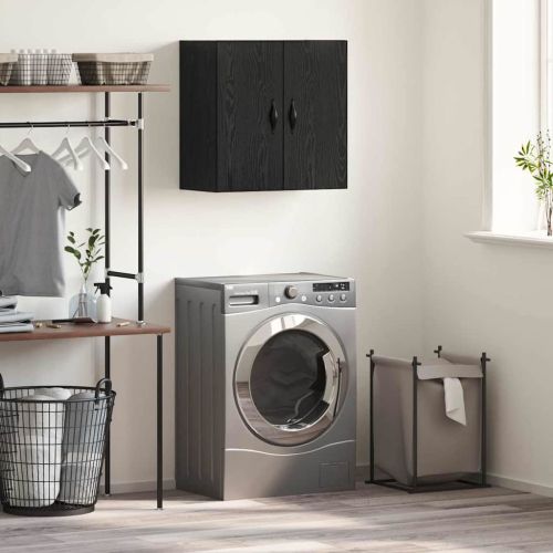 Стенно шкафче Черния дъб 60 x 31 x 60 см Инженерно дърво