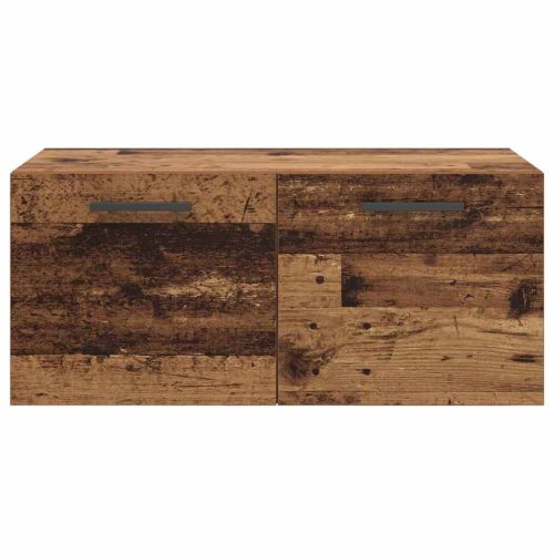 Стенен шкаф Старо дърво 80 x 36.5 x 35 cm Инженерно дърво