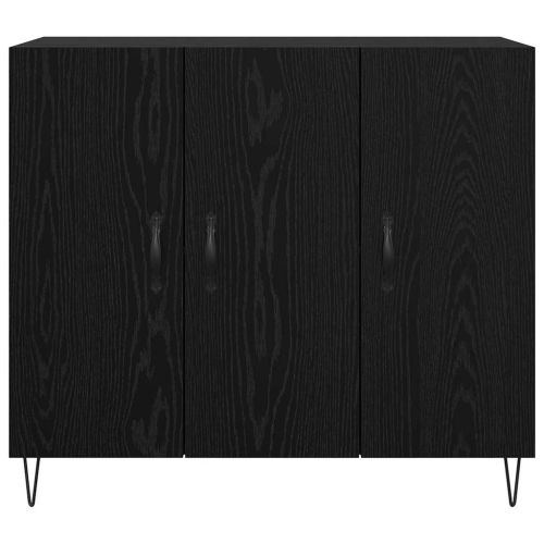 Служебен шкаф Черния дъб 90 x 32,5 x 80 см Инженерно дърво