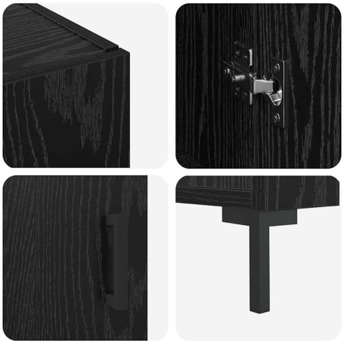 Служебен шкаф Черния дъб 90 x 34 x 80 см Инженерно дърво