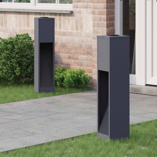 Слънчев LED светлинен указател 2 pcs Антрацит