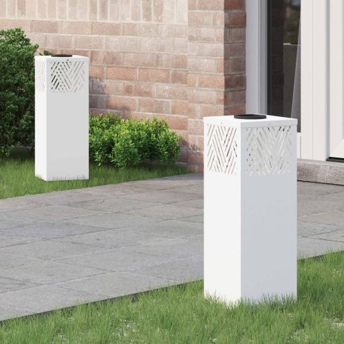 Соларна LED светлина за пътека 2 pcs Бяло