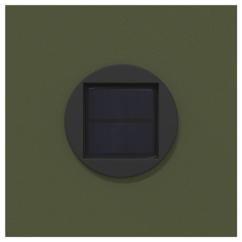 Соларна LED светлина за пътека 2 бр. Топло бяло 18 x 18 x 50 см
