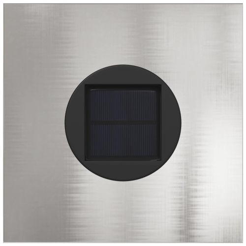 Соларна LED светлина за пътека 2 бр. Топло бяло 18 x 18 x 50 см