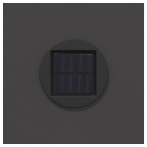Соларна LED светлина за пътека 2 бр. Топло бяло 18 x 18 x 80 см