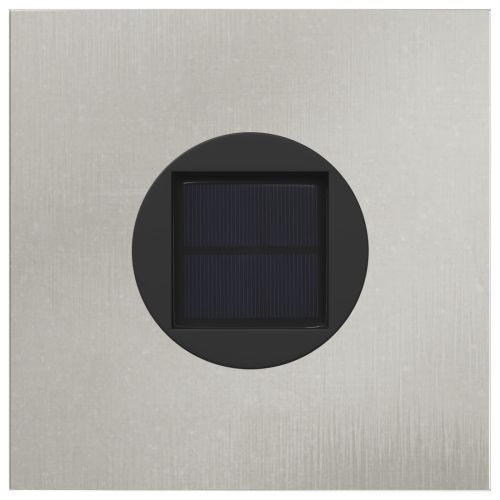 Соларна LED светлина за пътека 2 бр. Топло бяло 18 x 18 x 80 см