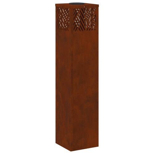 Соларна LED светлина за пътека 2 pcs Бронзов Патинираща стомана