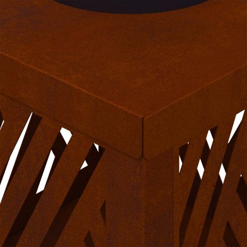 Соларна LED светлина за пътека 2 pcs Бронзов Патинираща стомана