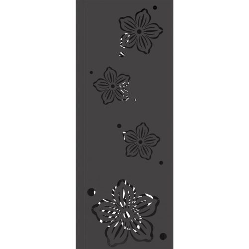 Соларна LED светлина за пътека 2 pcs Черно