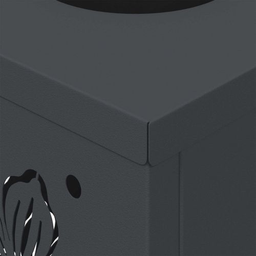 Соларна LED светлина за пътека 2 pcs Антрацит