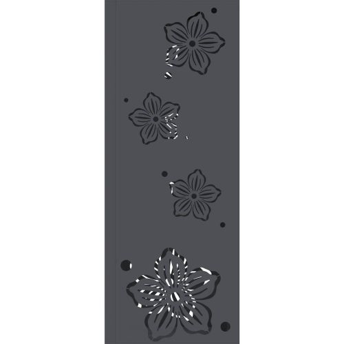 Соларна LED светлина за пътека 2 pcs Антрацит