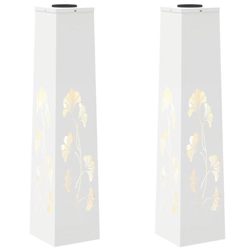 Соларна LED светлина за пътека 2 pcs Бяло