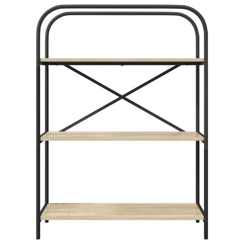 Рафт за книги Сонома дъб 80 x 30 x 109 см Инженерно дърво