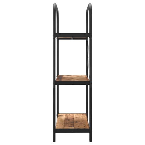 Рафт за книги Старо дърво 80 x 30 x 109 см Инженерно дърво