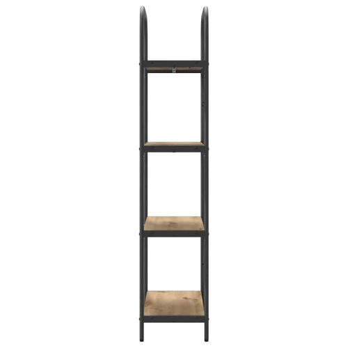 Рафт за книги Дъб 60 x 30 x 146 см Инженерно дърво