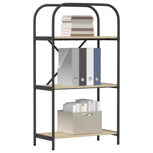 Рафт за книги Сонома дъб 60 x 30 x 109 см Инженерно дърво